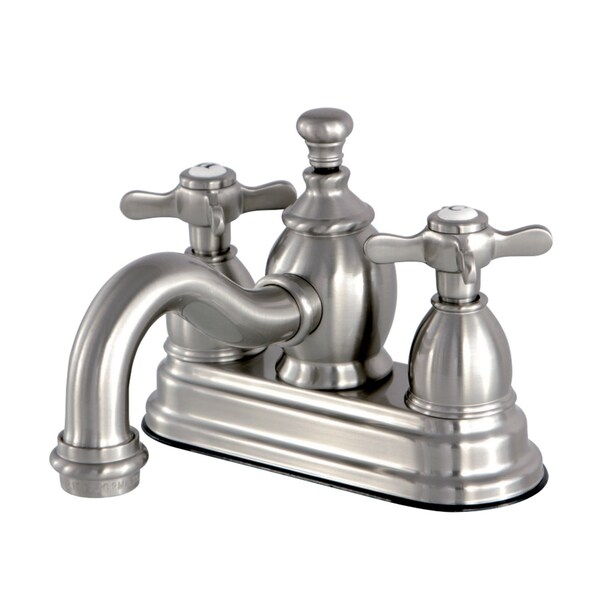KS7108BEX 4" Centerset Bathroom Faucet, Brushed Nickel